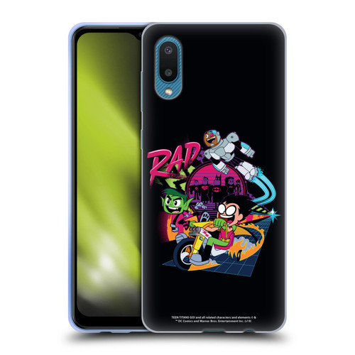 Teen Titans Go! To The Movies Graphic Designs Rad Soft Gel Case for Samsung Galaxy A02/M02 (2021)