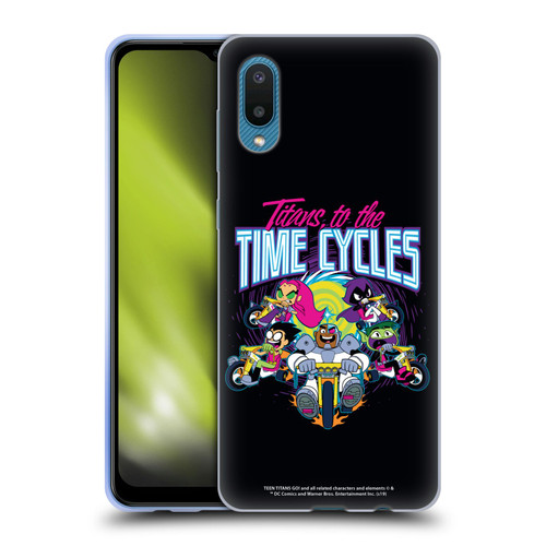 Teen Titans Go! To The Movies Graphic Designs To The Time Cycles Soft Gel Case for Samsung Galaxy A02/M02 (2021)