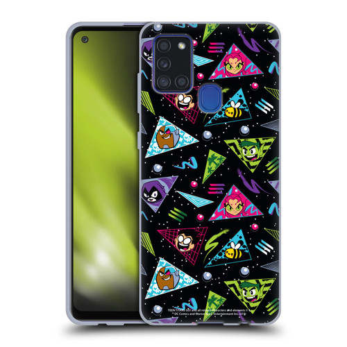 Teen Titans Go! To The Movies Graphic Designs Patterns Soft Gel Case for Samsung Galaxy A21s (2020)