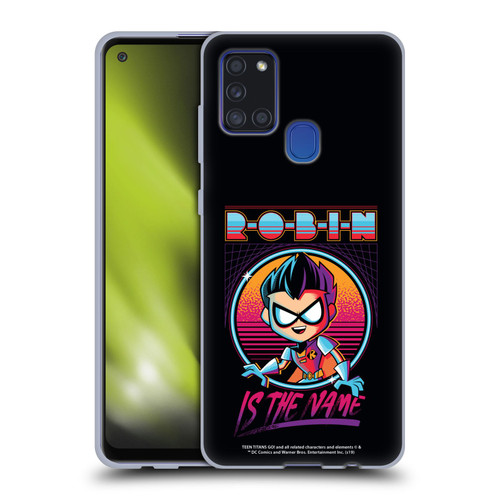 Teen Titans Go! To The Movies Graphic Designs Robin Soft Gel Case for Samsung Galaxy A21s (2020)