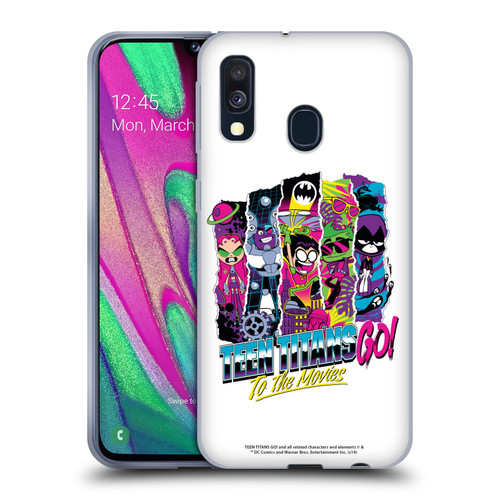 Teen Titans Go! To The Movies Graphic Designs Collage 2 Soft Gel Case for Samsung Galaxy A40 (2019)