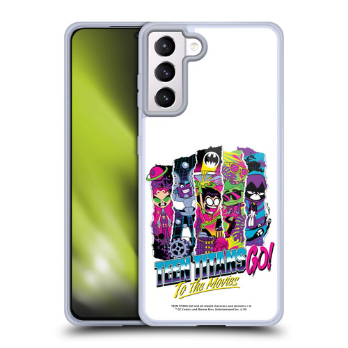 Teen Titans Go! To The Movies Graphic Designs Collage 2 Soft Gel Case for Samsung Galaxy S21+ 5G