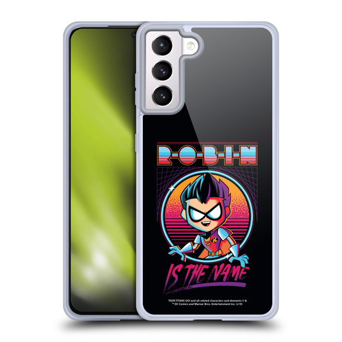 Teen Titans Go! To The Movies Graphic Designs Robin Soft Gel Case for Samsung Galaxy S21+ 5G