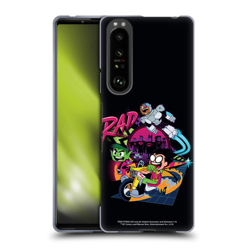 Teen Titans Go! To The Movies Graphic Designs Rad Soft Gel Case for Sony Xperia 1 III