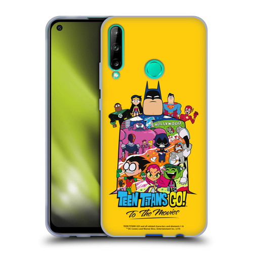 Teen Titans Go! To The Movies Hollywood Graphics Justice League Soft Gel Case for Huawei P40 lite E