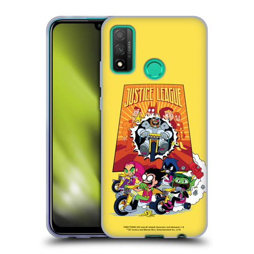 Teen Titans Go! To The Movies Hollywood Graphics Justice League 2 Soft Gel Case for Huawei P Smart (2020)