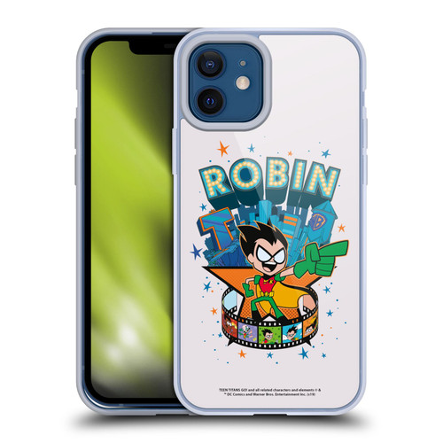 Teen Titans Go! To The Movies Hollywood Graphics Robin Soft Gel Case for Apple iPhone 12 / iPhone 12 Pro