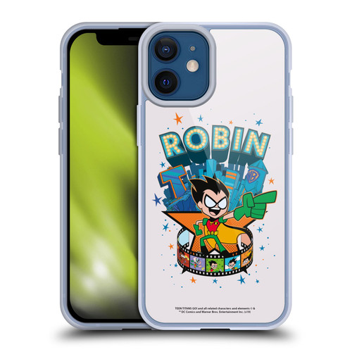 Teen Titans Go! To The Movies Hollywood Graphics Robin Soft Gel Case for Apple iPhone 12 Mini