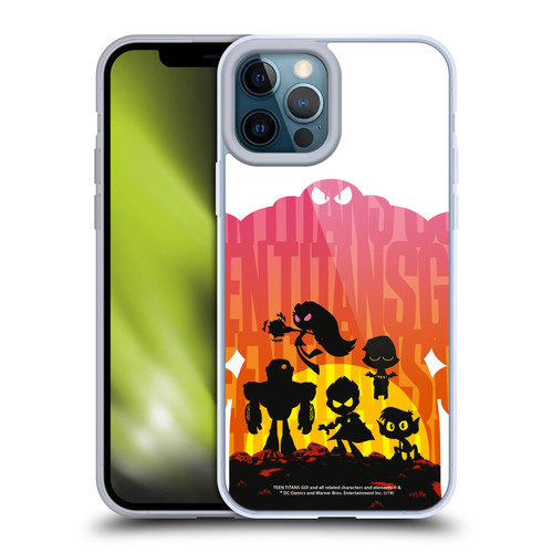 Teen Titans Go! To The Movies Hollywood Graphics Blown Away Soft Gel Case for Apple iPhone 12 Pro Max