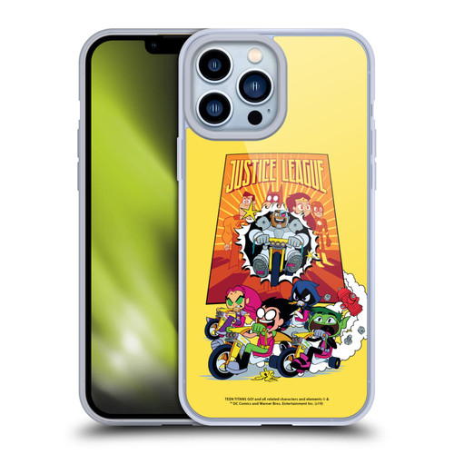 Teen Titans Go! To The Movies Hollywood Graphics Justice League 2 Soft Gel Case for Apple iPhone 13 Pro Max