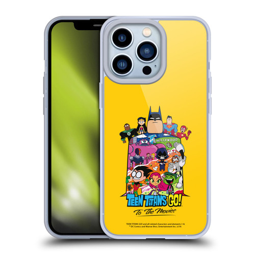 Teen Titans Go! To The Movies Hollywood Graphics Justice League Soft Gel Case for Apple iPhone 13 Pro