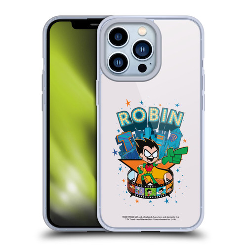 Teen Titans Go! To The Movies Hollywood Graphics Robin Soft Gel Case for Apple iPhone 13 Pro