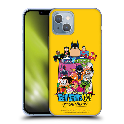 Teen Titans Go! To The Movies Hollywood Graphics Justice League Soft Gel Case for Apple iPhone 14
