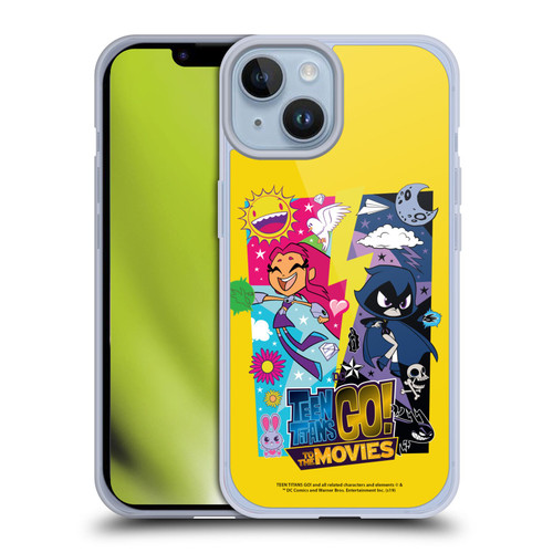 Teen Titans Go! To The Movies Hollywood Graphics Starfire & Raven Soft Gel Case for Apple iPhone 14