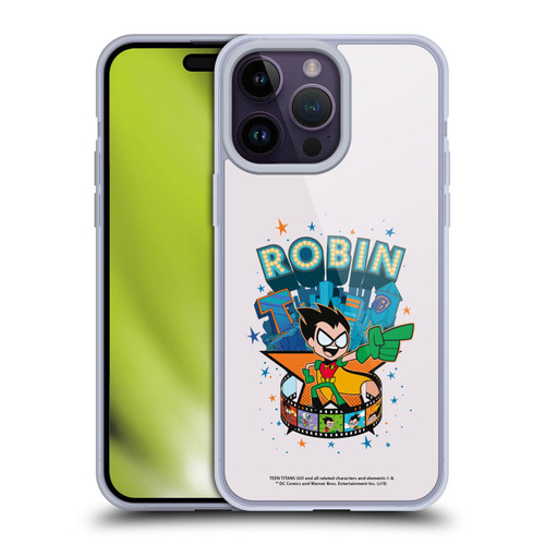 Teen Titans Go! To The Movies Hollywood Graphics Robin Soft Gel Case for Apple iPhone 14 Pro Max