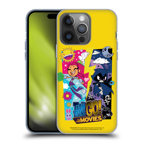 Teen Titans Go! To The Movies Hollywood Graphics Starfire & Raven Soft Gel Case for Apple iPhone 14 Pro