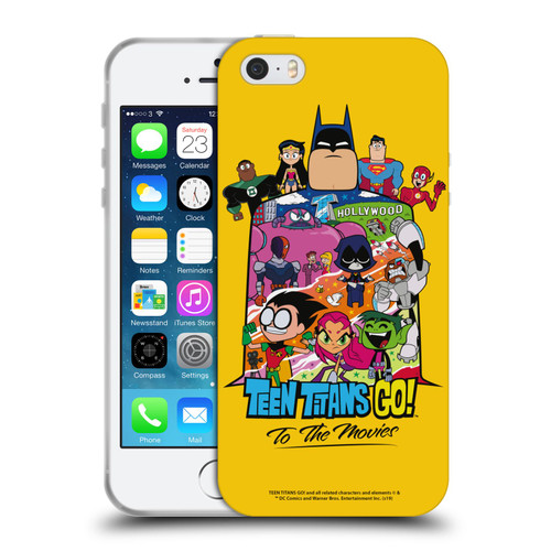 Teen Titans Go! To The Movies Hollywood Graphics Justice League Soft Gel Case for Apple iPhone 5 / 5s / iPhone SE 2016