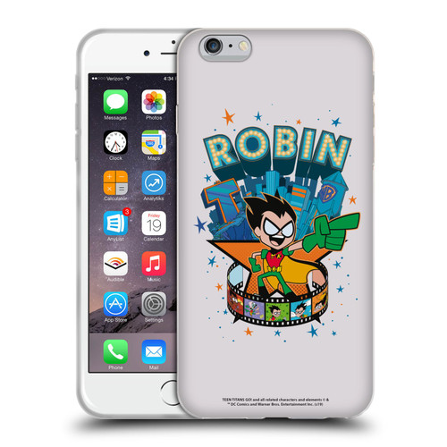 Teen Titans Go! To The Movies Hollywood Graphics Robin Soft Gel Case for Apple iPhone 6 Plus / iPhone 6s Plus