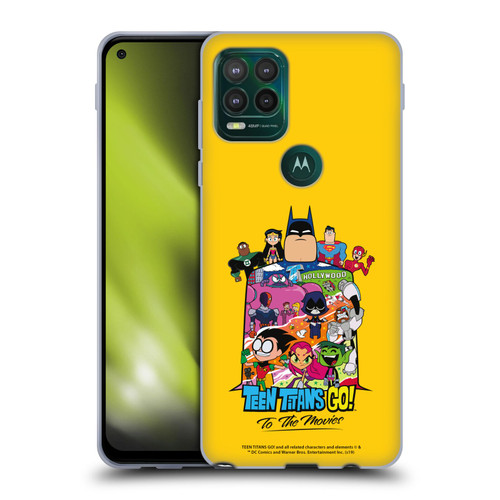 Teen Titans Go! To The Movies Hollywood Graphics Justice League Soft Gel Case for Motorola Moto G Stylus 5G 2021