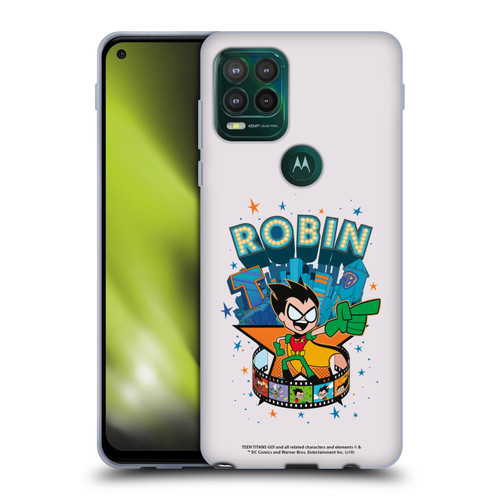 Teen Titans Go! To The Movies Hollywood Graphics Robin Soft Gel Case for Motorola Moto G Stylus 5G 2021