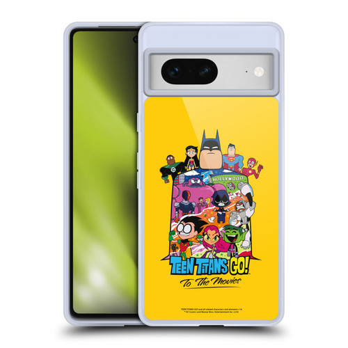 Teen Titans Go! To The Movies Hollywood Graphics Justice League Soft Gel Case for Google Pixel 7
