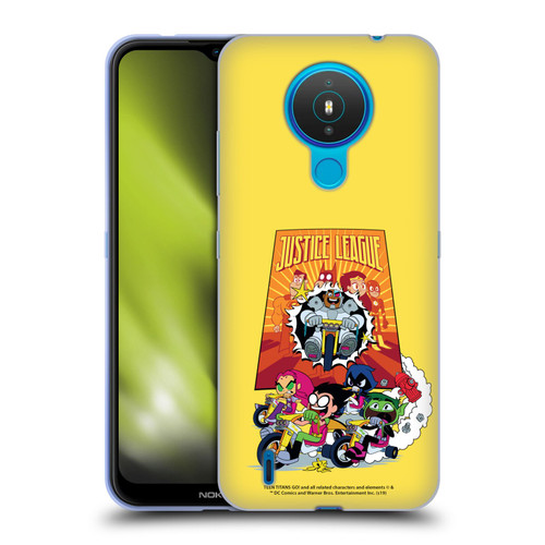 Teen Titans Go! To The Movies Hollywood Graphics Justice League 2 Soft Gel Case for Nokia 1.4