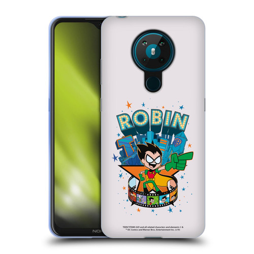 Teen Titans Go! To The Movies Hollywood Graphics Robin Soft Gel Case for Nokia 5.3