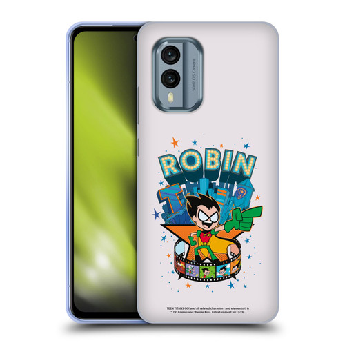 Teen Titans Go! To The Movies Hollywood Graphics Robin Soft Gel Case for Nokia X30