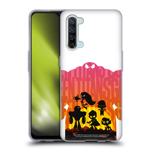 Teen Titans Go! To The Movies Hollywood Graphics Blown Away Soft Gel Case for OPPO Find X2 Lite 5G