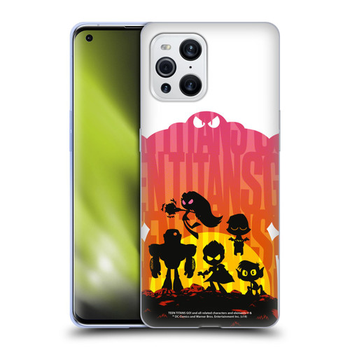 Teen Titans Go! To The Movies Hollywood Graphics Blown Away Soft Gel Case for OPPO Find X3 / Pro