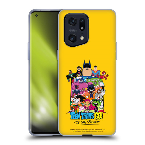 Teen Titans Go! To The Movies Hollywood Graphics Justice League Soft Gel Case for OPPO Find X5 Pro