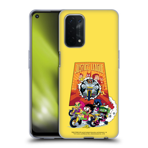 Teen Titans Go! To The Movies Hollywood Graphics Justice League 2 Soft Gel Case for OPPO A54 5G