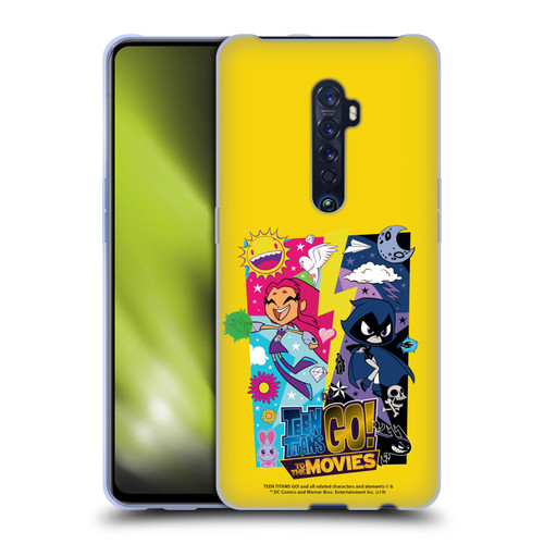 Teen Titans Go! To The Movies Hollywood Graphics Starfire & Raven Soft Gel Case for OPPO Reno 2