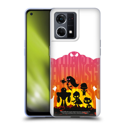 Teen Titans Go! To The Movies Hollywood Graphics Blown Away Soft Gel Case for OPPO Reno8 4G