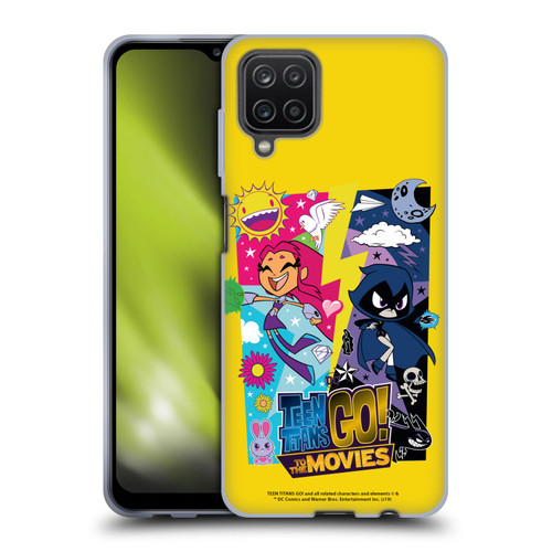 Teen Titans Go! To The Movies Hollywood Graphics Starfire & Raven Soft Gel Case for Samsung Galaxy A12 (2020)