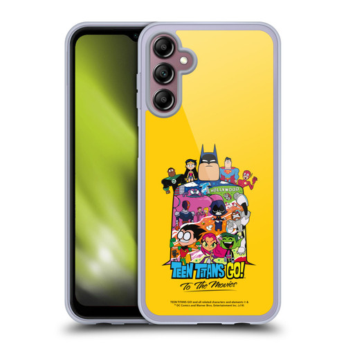 Teen Titans Go! To The Movies Hollywood Graphics Justice League Soft Gel Case for Samsung Galaxy A14 5G
