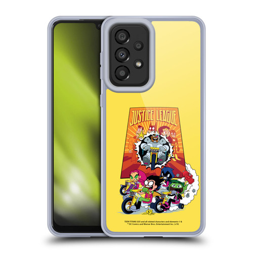 Teen Titans Go! To The Movies Hollywood Graphics Justice League 2 Soft Gel Case for Samsung Galaxy A33 5G (2022)