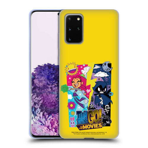 Teen Titans Go! To The Movies Hollywood Graphics Starfire & Raven Soft Gel Case for Samsung Galaxy S20+ / S20+ 5G