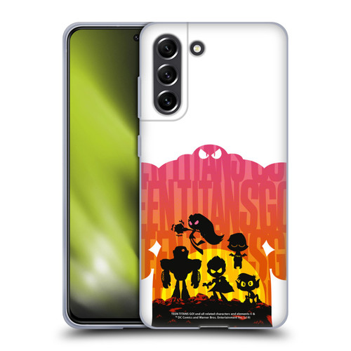 Teen Titans Go! To The Movies Hollywood Graphics Blown Away Soft Gel Case for Samsung Galaxy S21 FE 5G