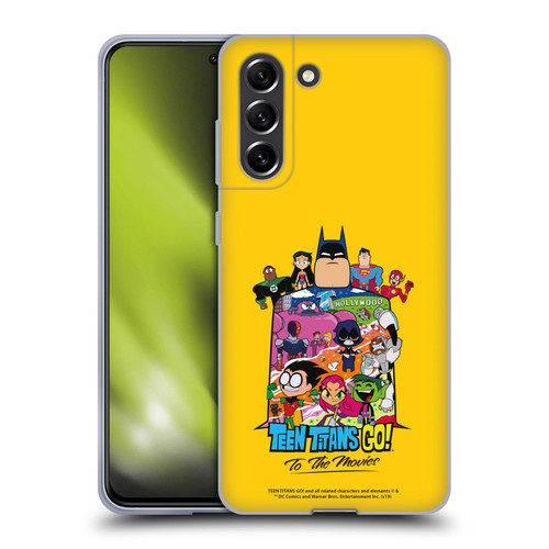 Teen Titans Go! To The Movies Hollywood Graphics Justice League Soft Gel Case for Samsung Galaxy S21 FE 5G