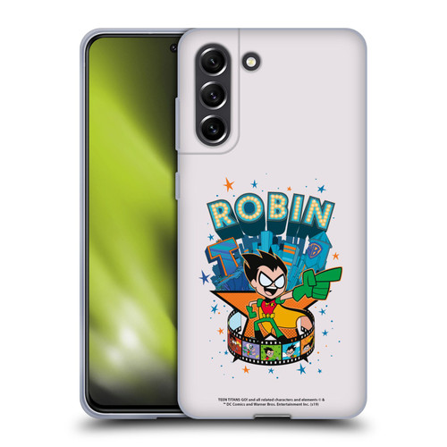 Teen Titans Go! To The Movies Hollywood Graphics Robin Soft Gel Case for Samsung Galaxy S21 FE 5G