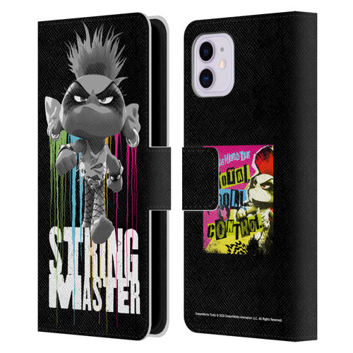Trolls World Tour Assorted String Monster Leather Book Wallet Case Cover For Apple iPhone 11