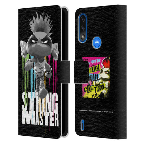 Trolls World Tour Assorted String Monster Leather Book Wallet Case Cover For Motorola Moto E7 Power / Moto E7i Power