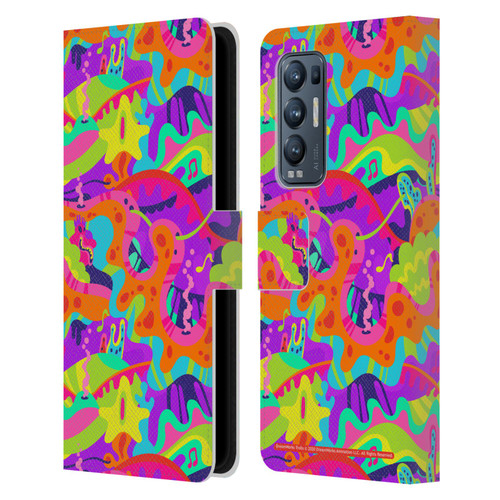 Trolls World Tour Assorted Funk Pattern 2 Leather Book Wallet Case Cover For OPPO Find X3 Neo / Reno5 Pro+ 5G