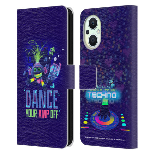 Trolls World Tour Assorted Pop Techno Leather Book Wallet Case Cover For OPPO Reno8 Lite