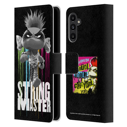 Trolls World Tour Assorted String Monster Leather Book Wallet Case Cover For Samsung Galaxy A13 5G (2021)