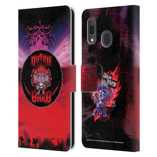 Trolls World Tour Assorted Rock Queen Barb 1 Leather Book Wallet Case Cover For Samsung Galaxy A33 5G (2022)