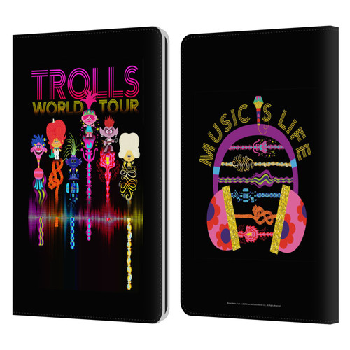 Trolls World Tour Key Art Artwork Leather Book Wallet Case Cover For Amazon Kindle Paperwhite 1 / 2 / 3