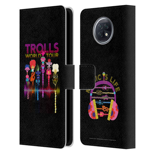 Trolls World Tour Key Art Artwork Leather Book Wallet Case Cover For Xiaomi Redmi Note 9T 5G