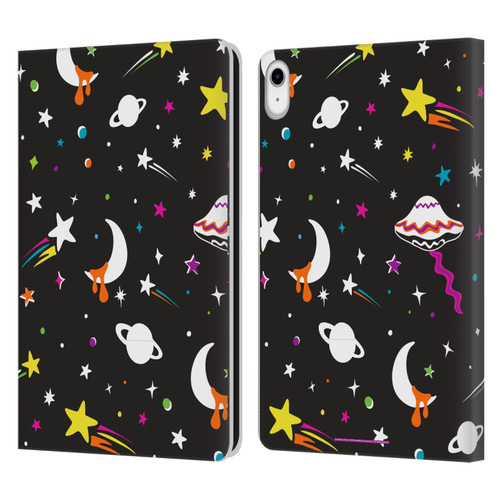 Trolls World Tour Rainbow Bffs Outer Space Pattern Leather Book Wallet Case Cover For Apple iPad 10.9 (2022)